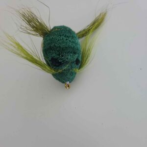 Green Deer Hair Frog
