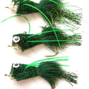 green deer hair popper